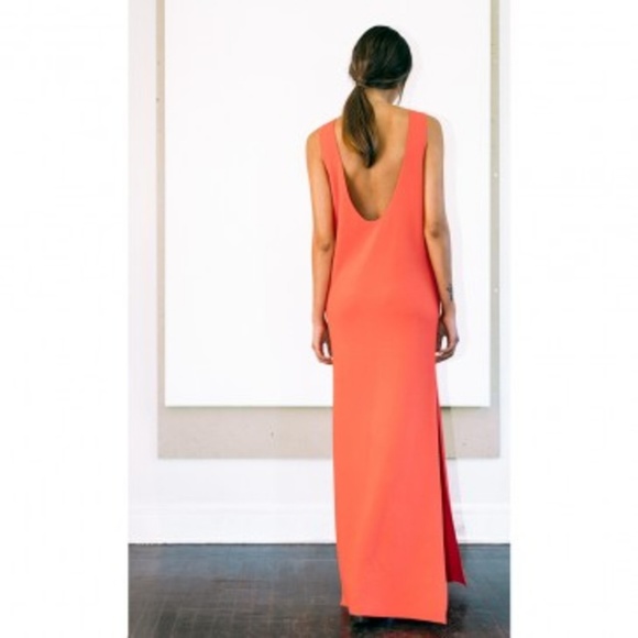 Peri Desai Noa Tank Dress - Persimmon - Picture 2 of 6